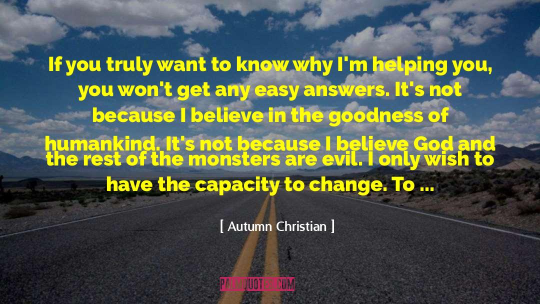Easy Answers quotes by Autumn Christian