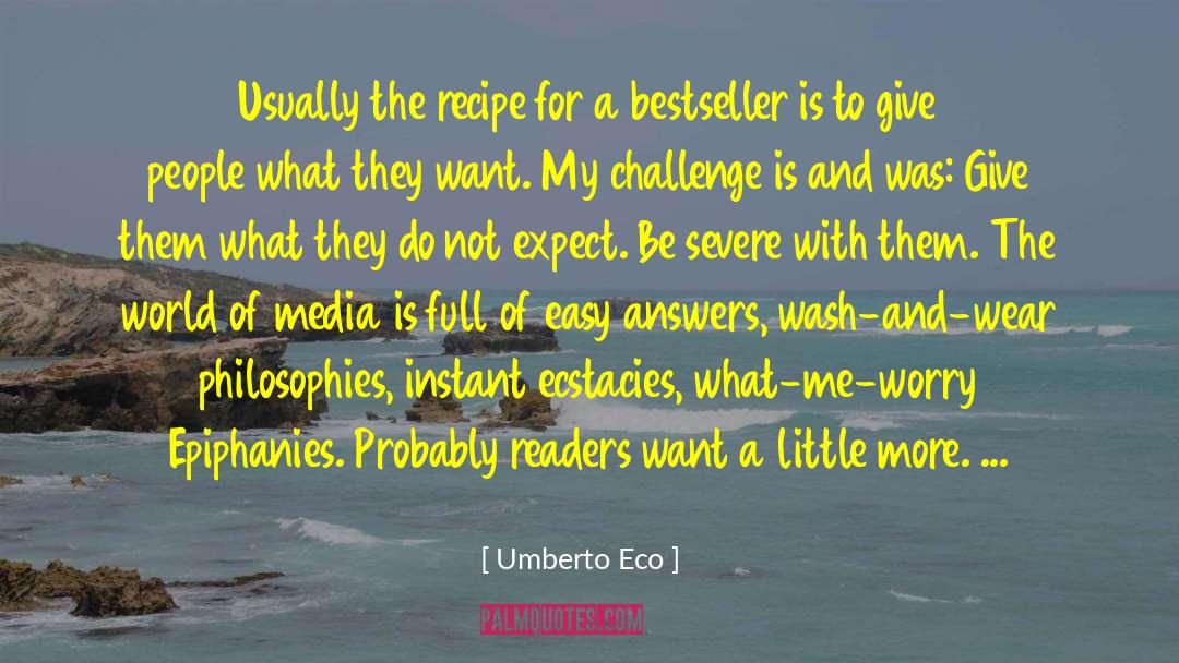 Easy Answers quotes by Umberto Eco