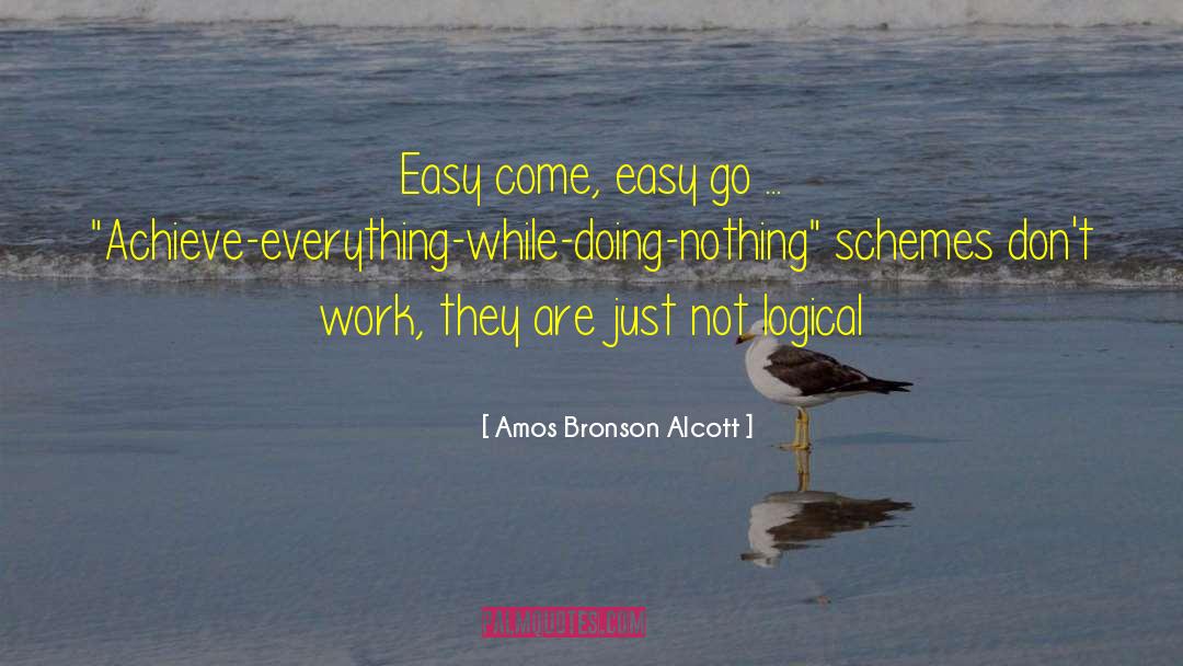 Easy Come Easy Go quotes by Amos Bronson Alcott