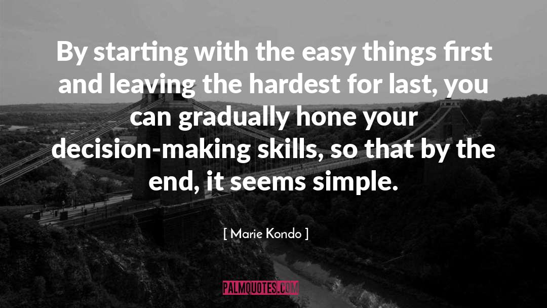 Easy Going quotes by Marie Kondo