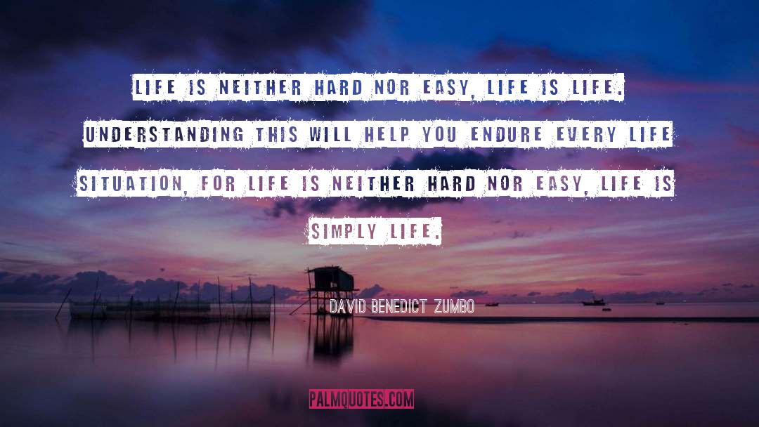 Easy Life quotes by David Benedict Zumbo