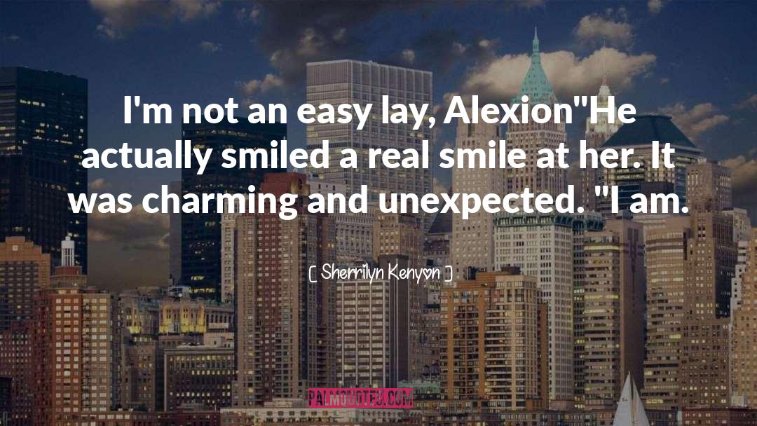 Easy Smile quotes by Sherrilyn Kenyon