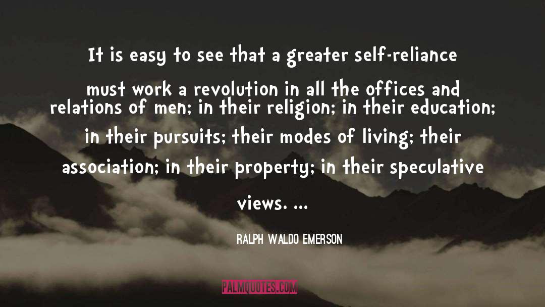 Easy Tasks quotes by Ralph Waldo Emerson