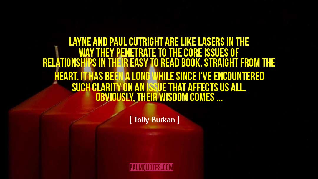 Easy To Read quotes by Tolly Burkan