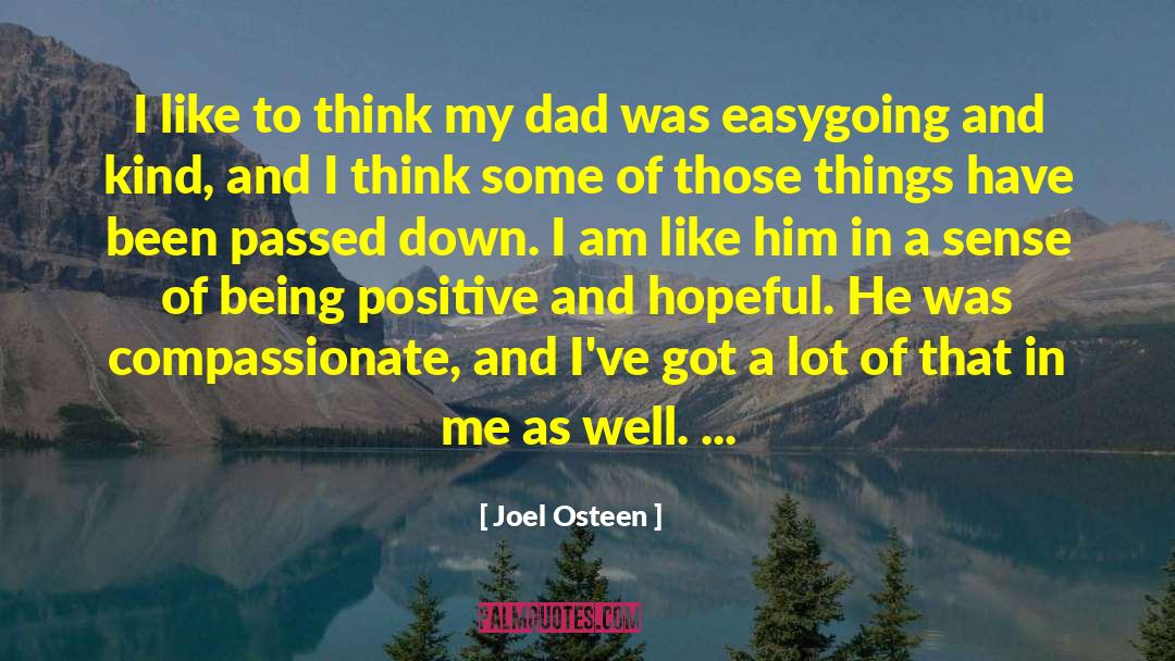 Easygoing quotes by Joel Osteen