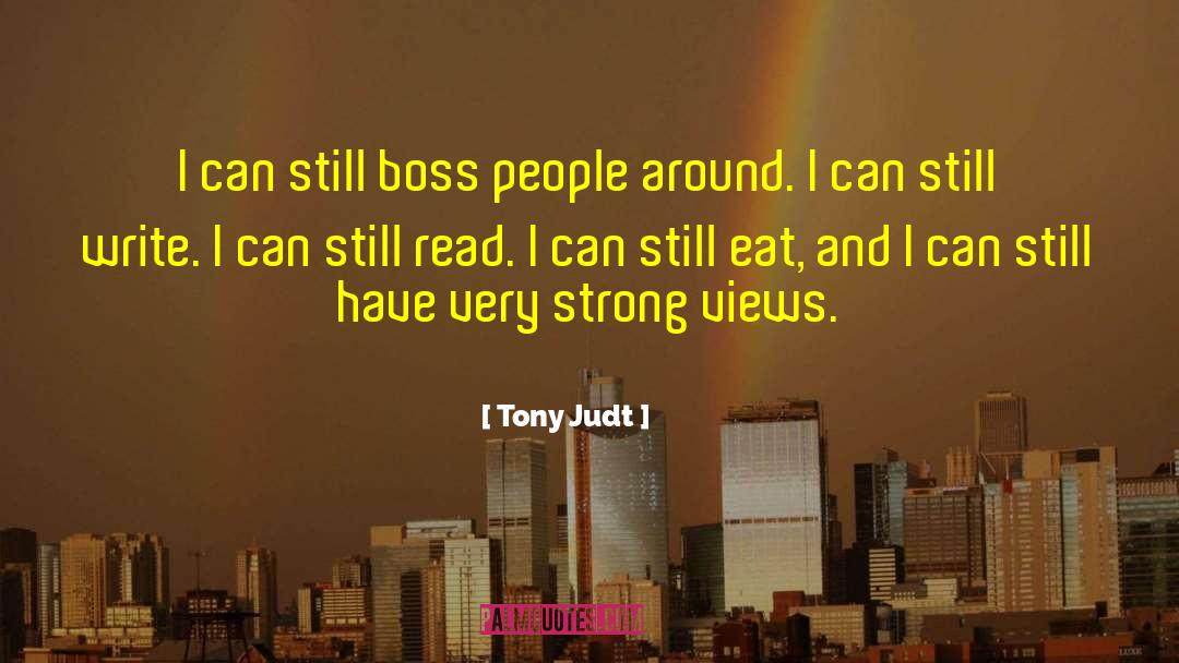 Eat Healthy quotes by Tony Judt