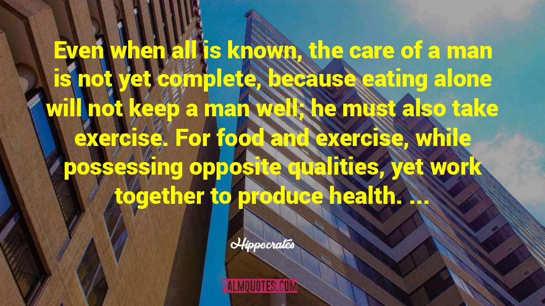 Eating Alone quotes by Hippocrates