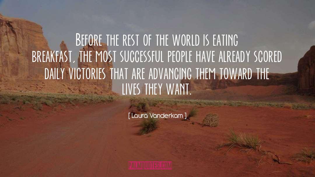 Eating Breakfast quotes by Laura Vanderkam