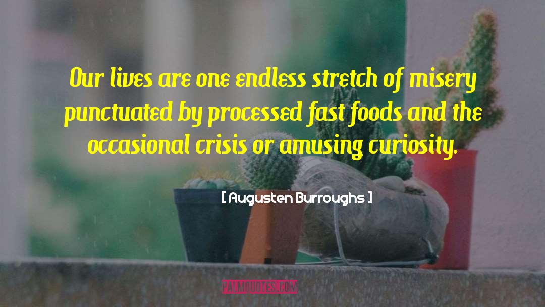 Eating Fast Food quotes by Augusten Burroughs