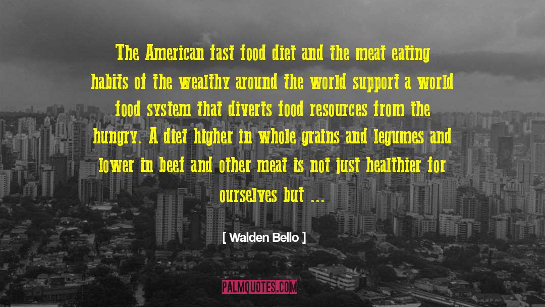 Eating Habits quotes by Walden Bello