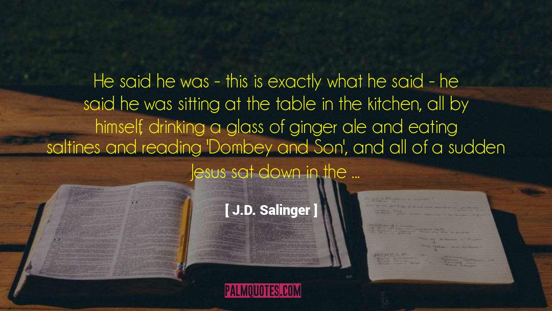 Eating Habits quotes by J.D. Salinger