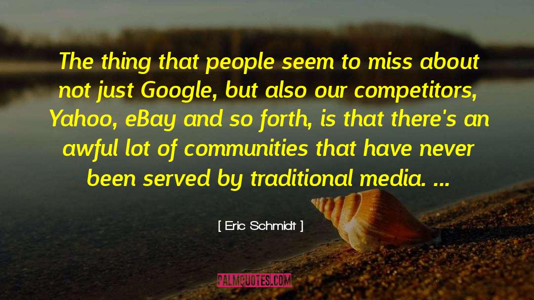 Ebay quotes by Eric Schmidt