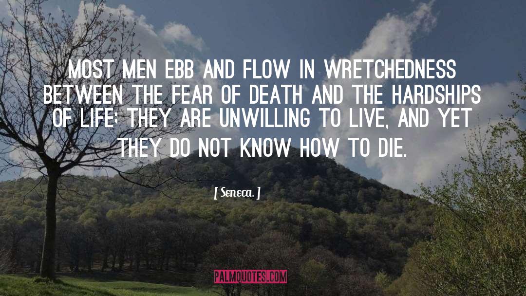 Ebb quotes by Seneca.