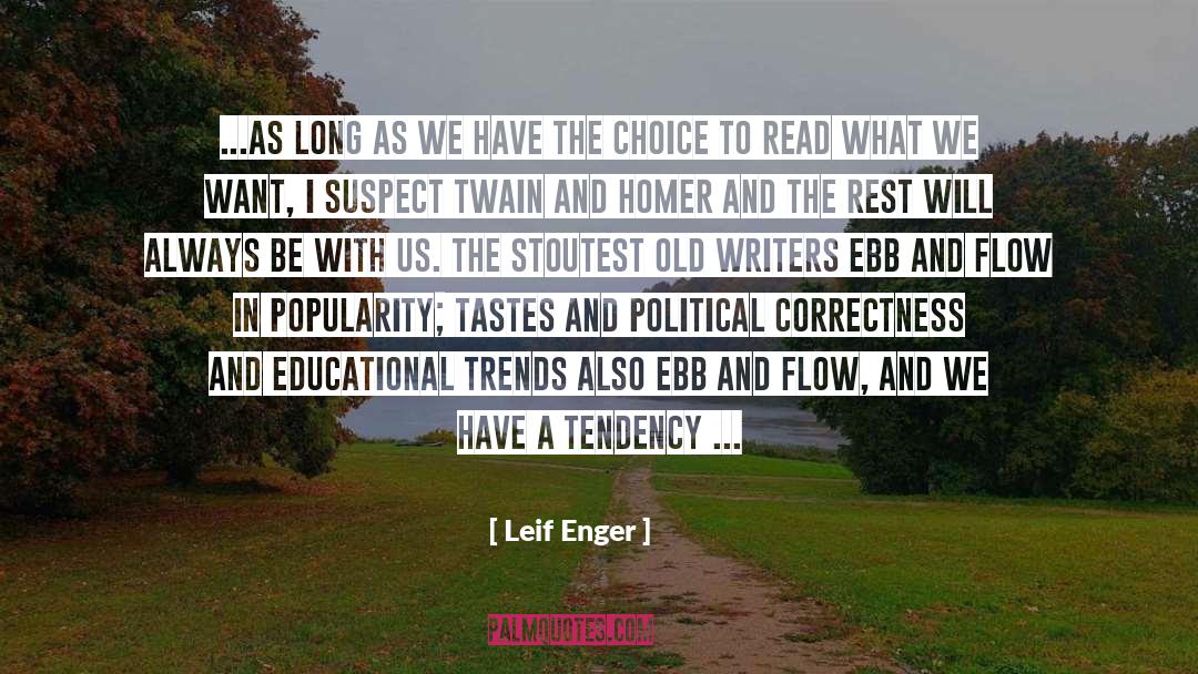Ebb quotes by Leif Enger