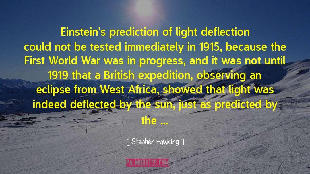 Ebola In West Africa quotes by Stephen Hawking