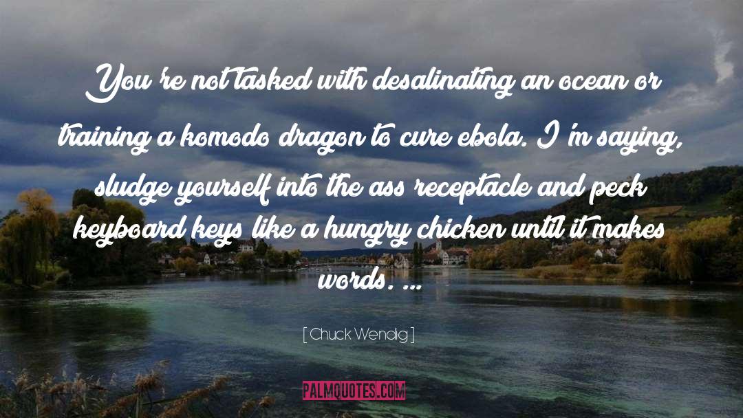 Ebola quotes by Chuck Wendig
