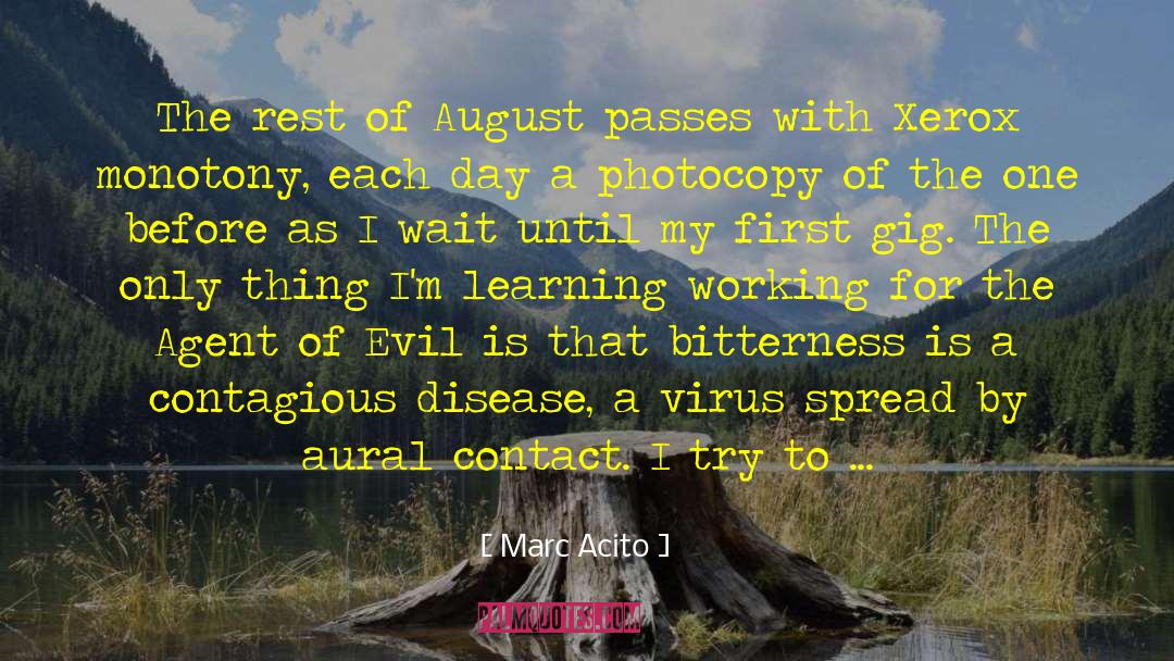 Ebola Virus quotes by Marc Acito