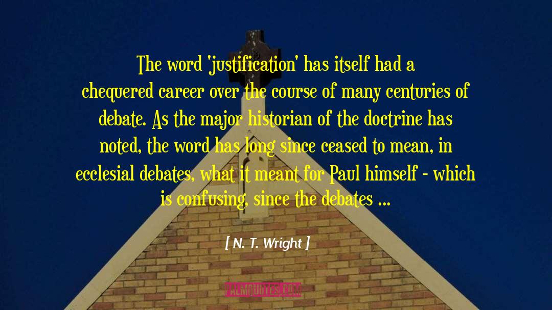 Ecclesial quotes by N. T. Wright