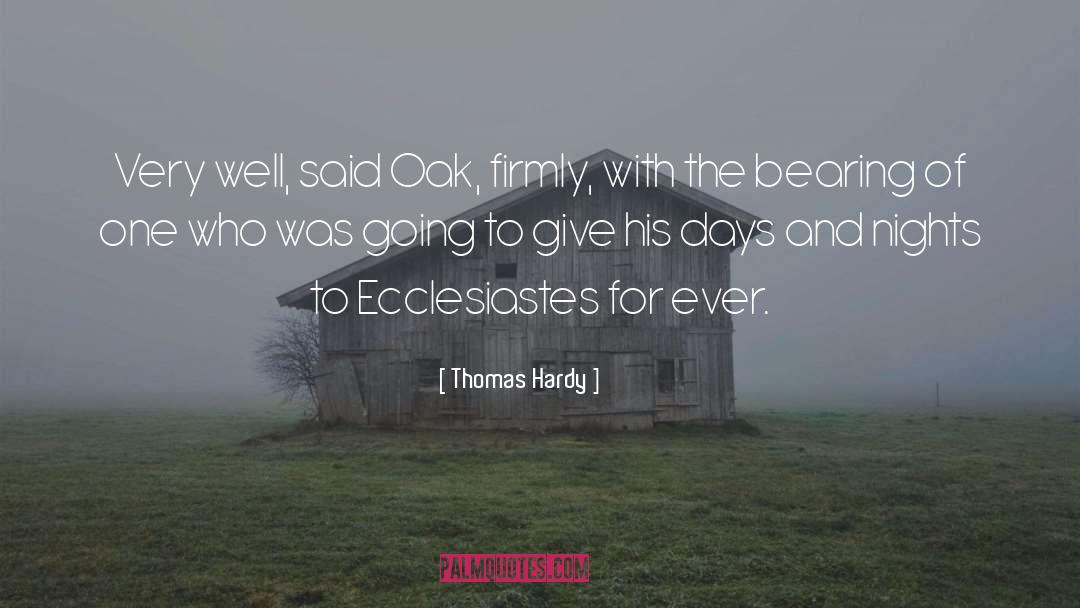 Ecclesiastes quotes by Thomas Hardy