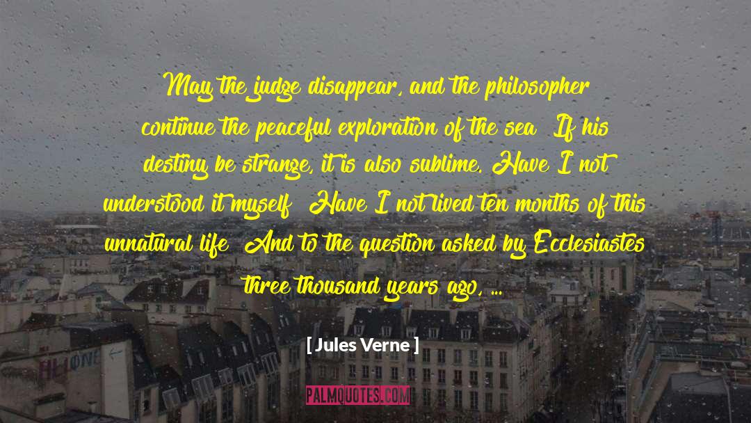 Ecclesiastes quotes by Jules Verne