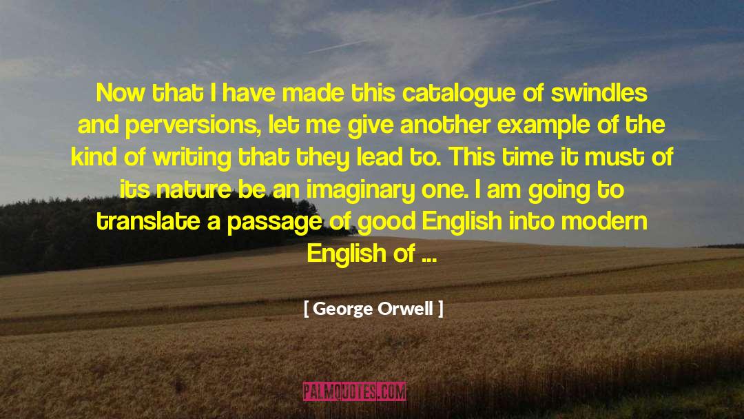 Ecclesiastes quotes by George Orwell
