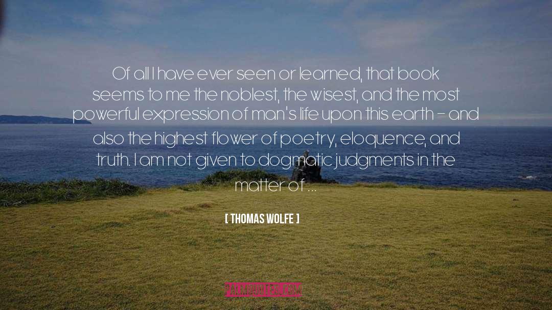 Ecclesiastes quotes by Thomas Wolfe