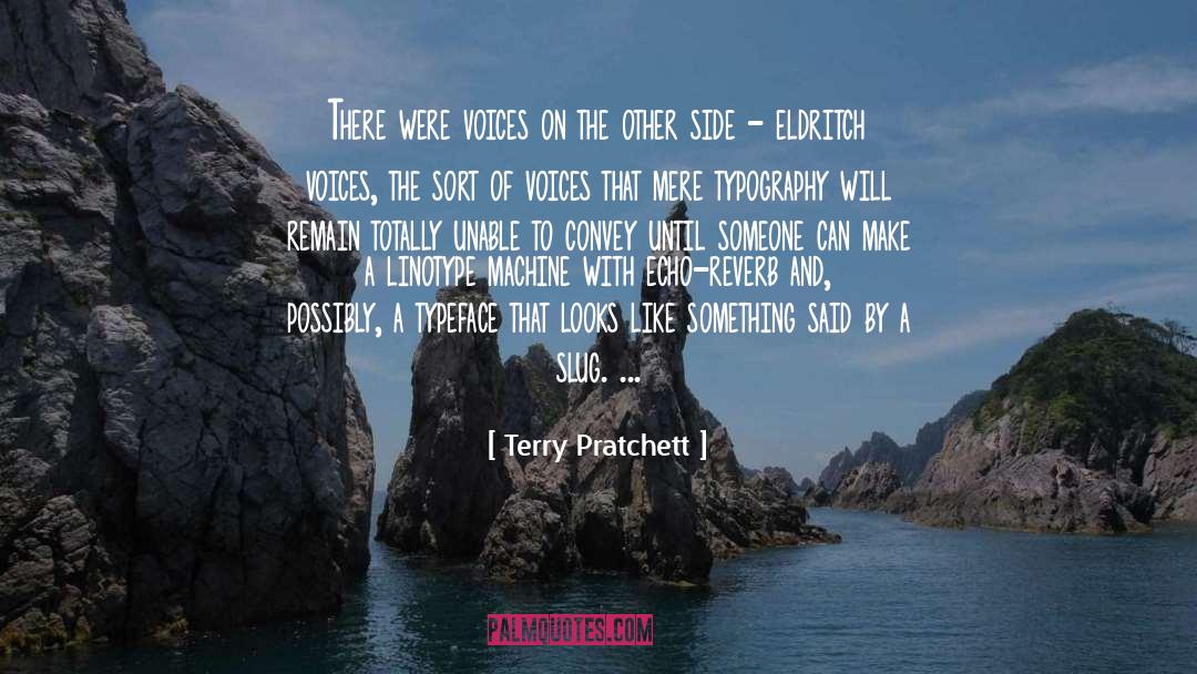 Echo And Noah quotes by Terry Pratchett
