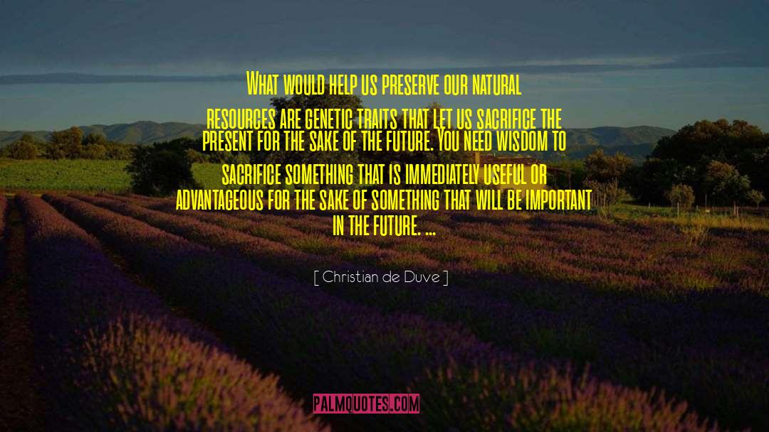 Eclectic Wisdom quotes by Christian De Duve