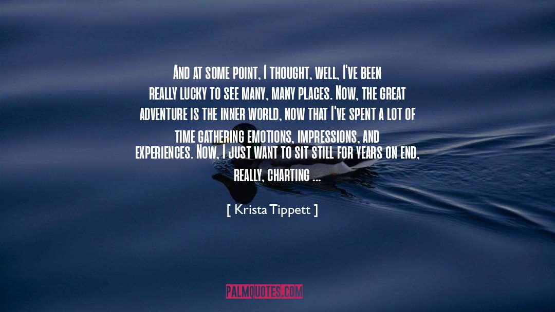 Eco Adventure quotes by Krista Tippett