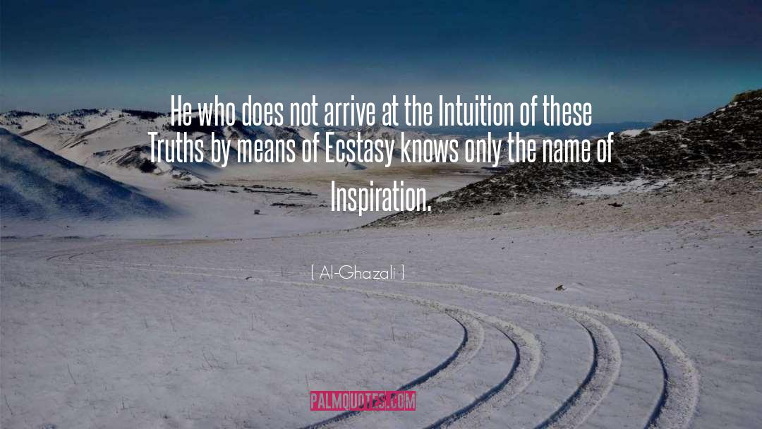 Eco Intuition quotes by Al-Ghazali