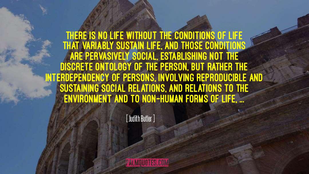 Ecological Awareness quotes by Judith Butler