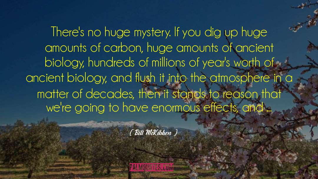 Ecological Mystery quotes by Bill McKibben