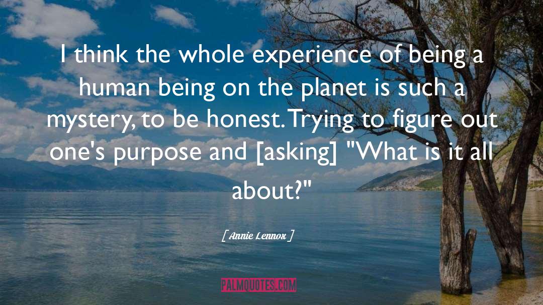 Ecological Mystery quotes by Annie Lennox