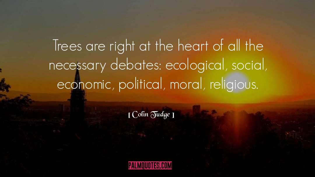 Ecological quotes by Colin Tudge