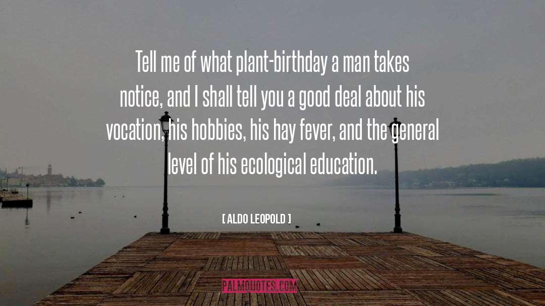 Ecological quotes by Aldo Leopold