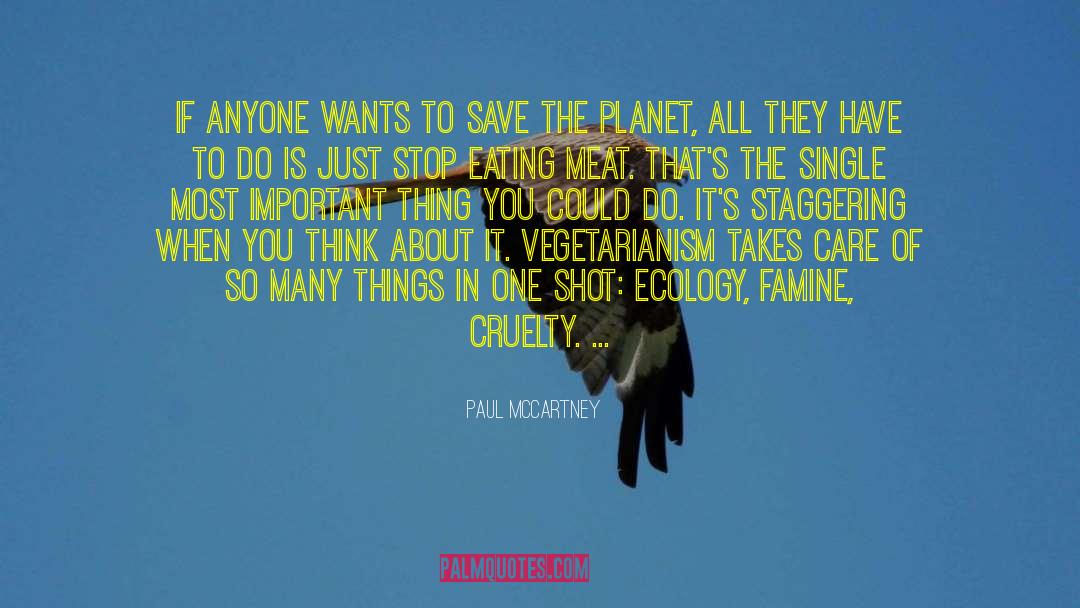 Ecology quotes by Paul McCartney
