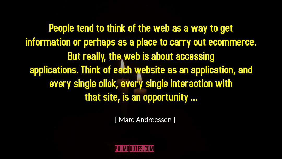 Ecommerce quotes by Marc Andreessen