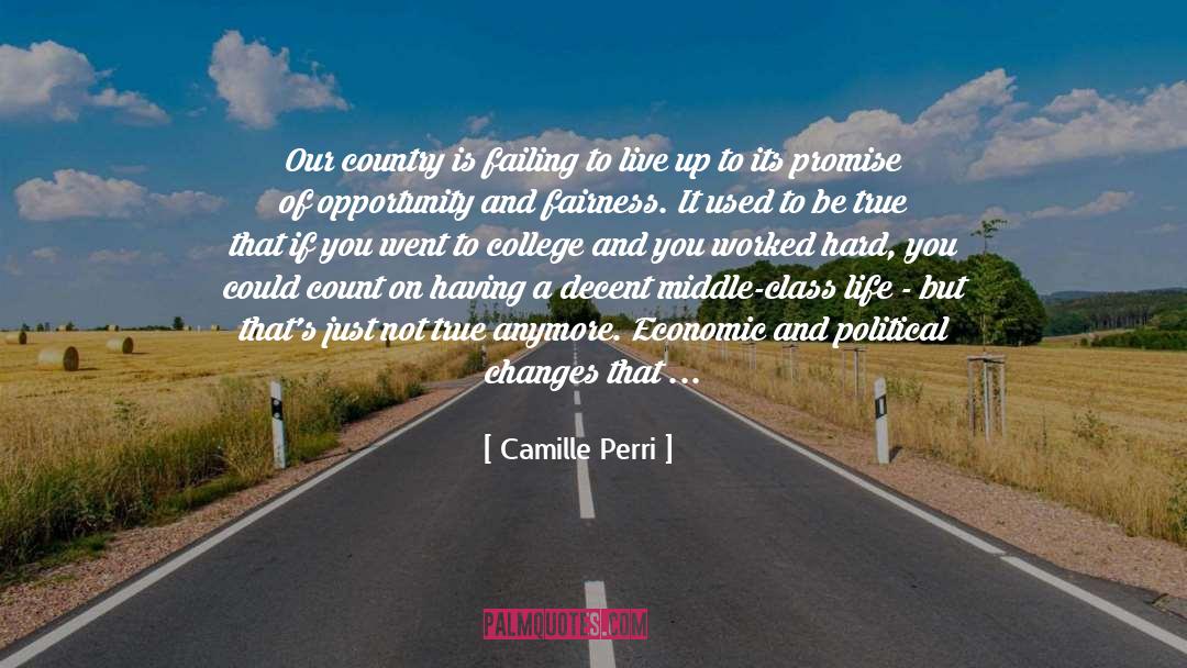Economic Climate quotes by Camille Perri