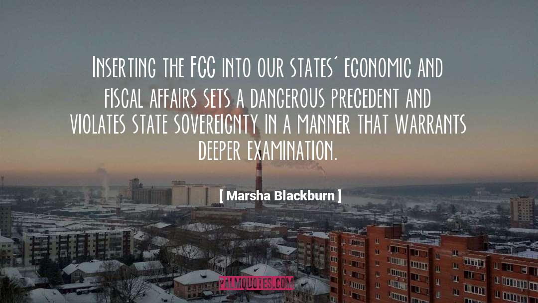 Economic Climate quotes by Marsha Blackburn