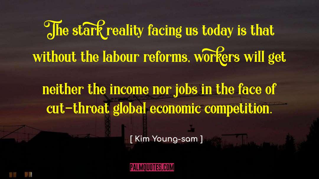 Economic Competition quotes by Kim Young-sam