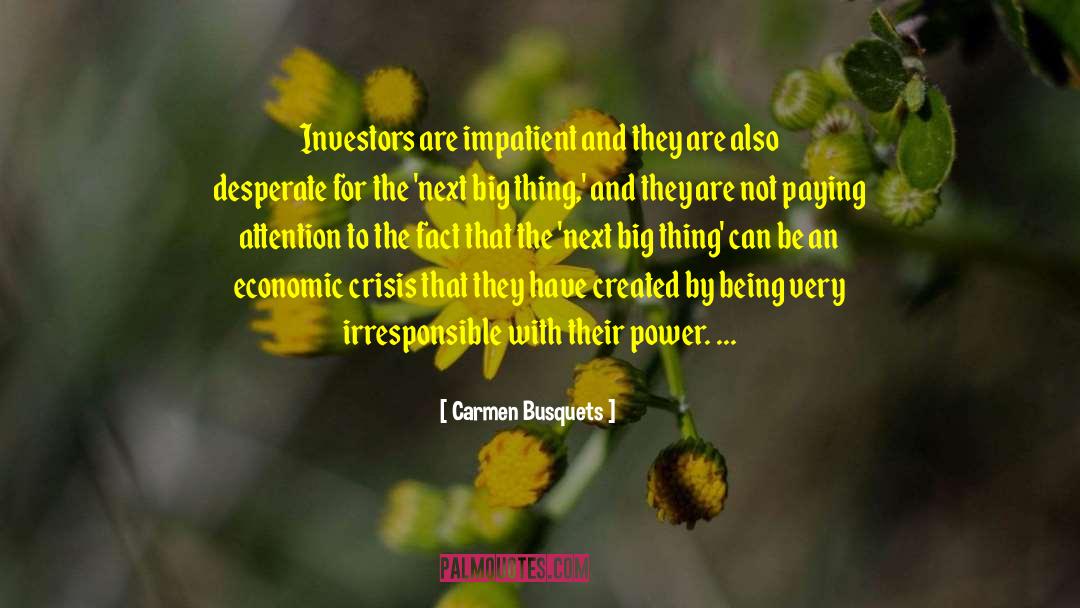 Economic Crisis quotes by Carmen Busquets