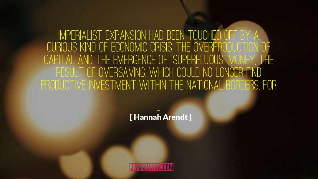 Economic Crisis quotes by Hannah Arendt