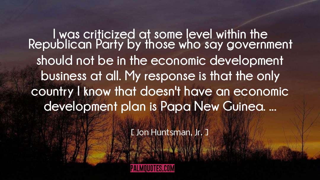 Economic Development quotes by Jon Huntsman, Jr.