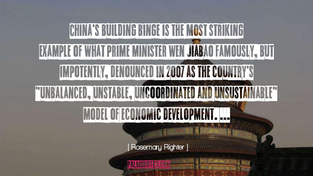 Economic Development quotes by Rosemary Righter