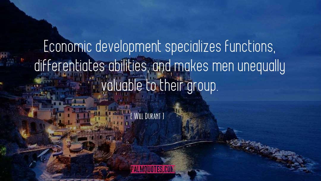 Economic Development quotes by Will Durant