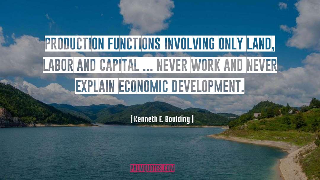 Economic Development quotes by Kenneth E. Boulding