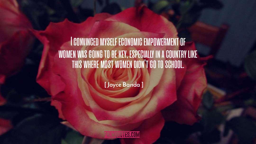 Economic Empowerment quotes by Joyce Banda