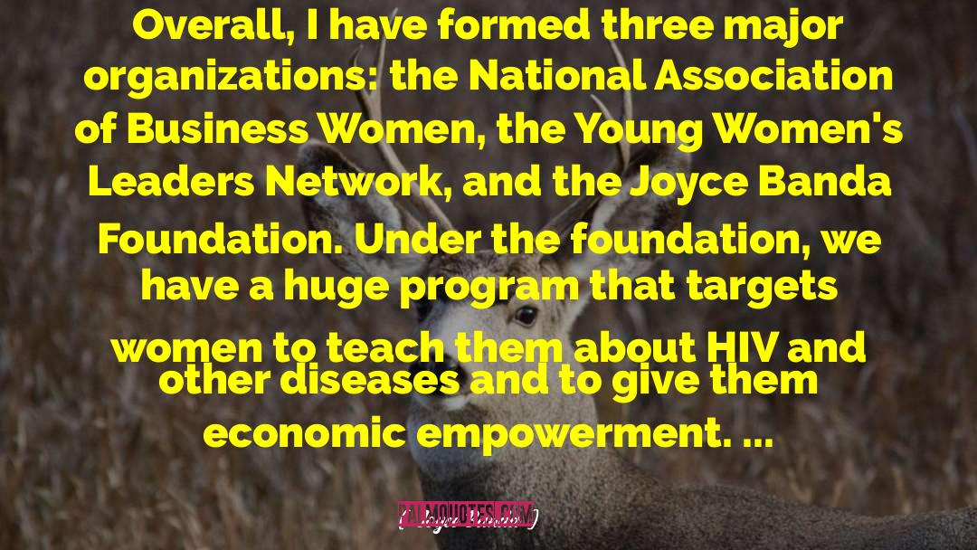 Economic Empowerment quotes by Joyce Banda