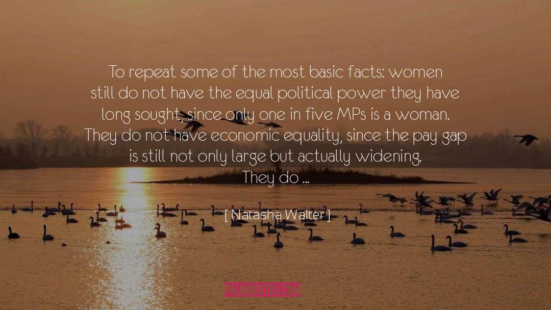 Economic Equality quotes by Natasha Walter