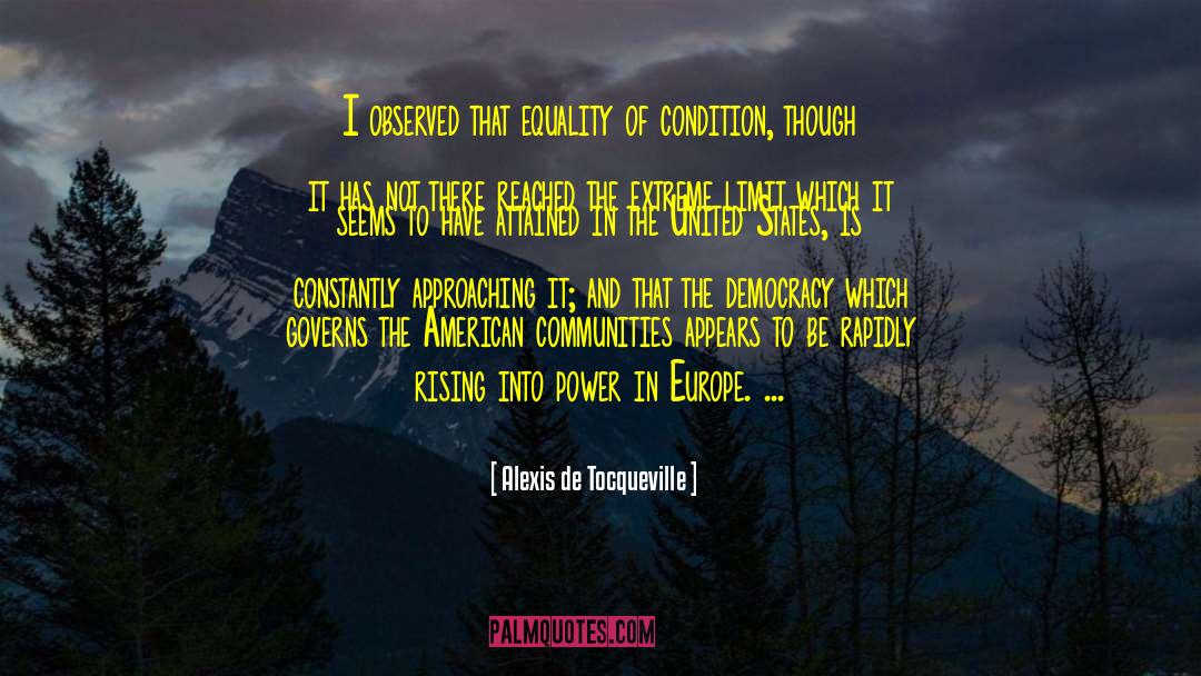 Economic Equality quotes by Alexis De Tocqueville